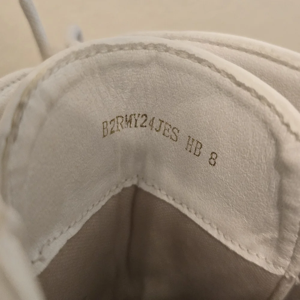IDIFU White Combat Boots - Picture 5 of 8